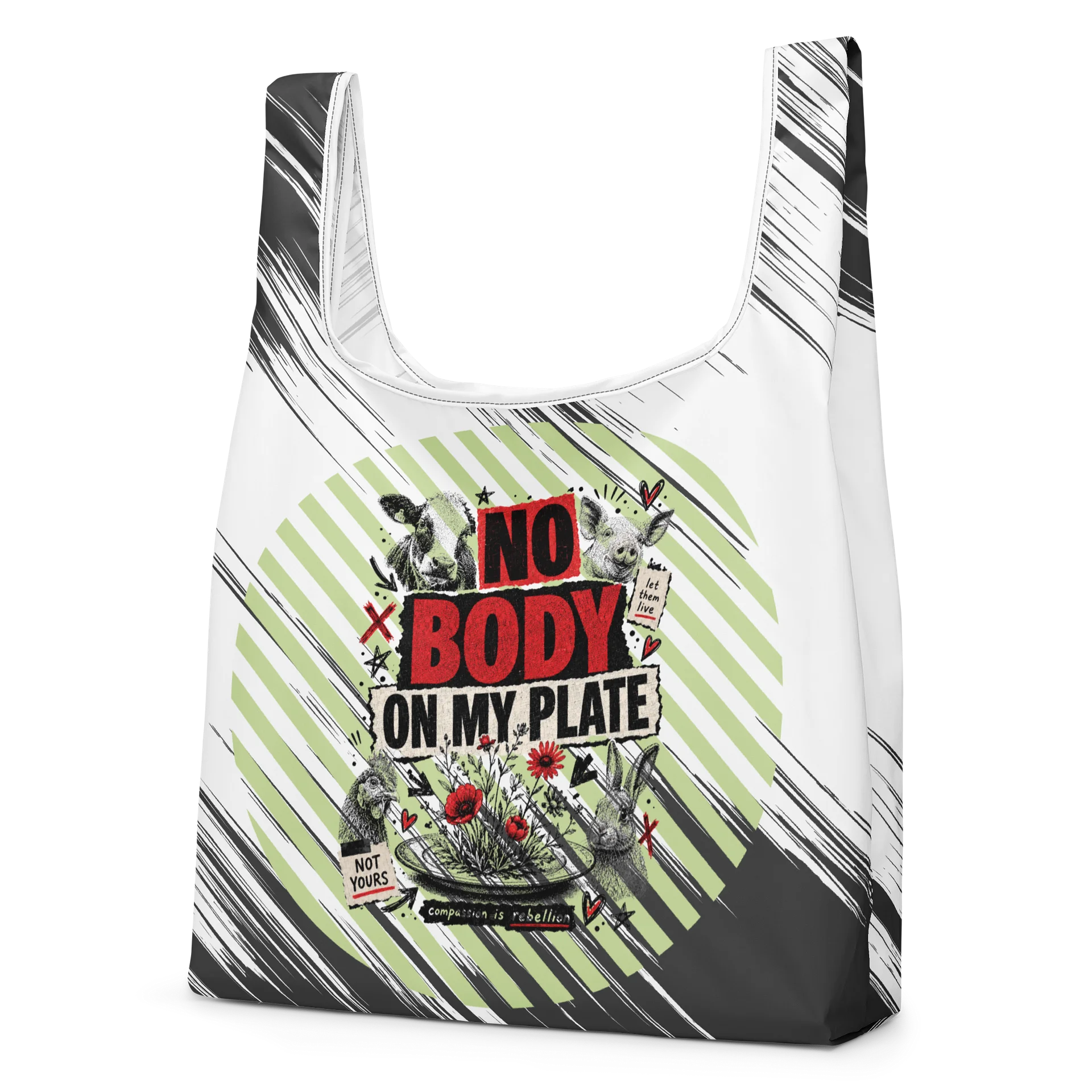 No Body on My Plate - Shopping Bag product image (4)