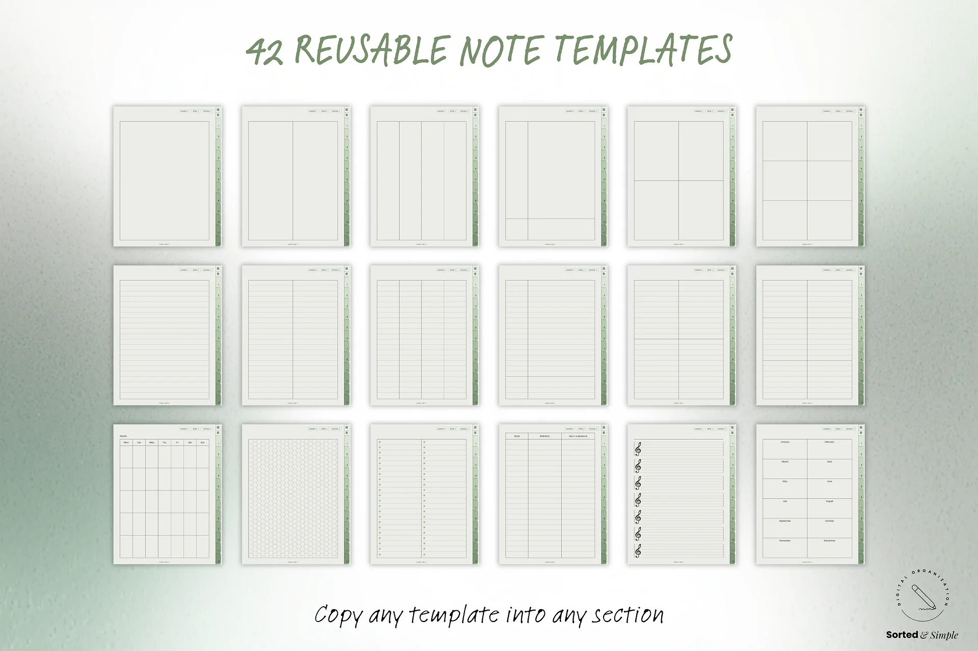 Smart Digital Notebook - Matcha Green product image (8)