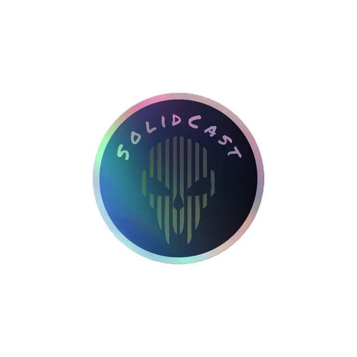 SolidCast Holographic Sticker product image (1)