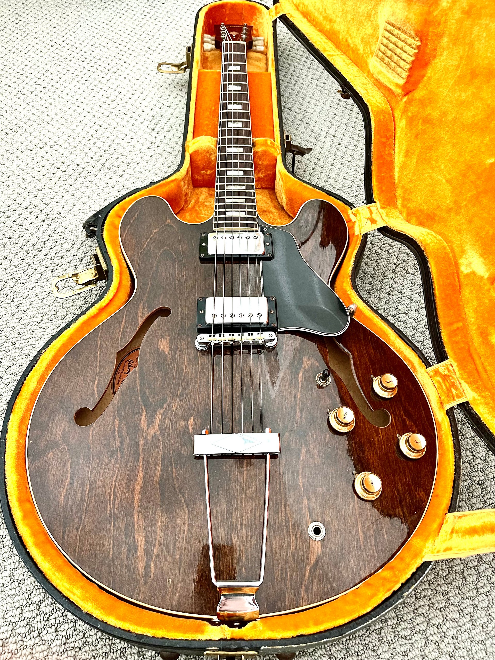 1969 Gibson ES-340TDW "NATURAL DARK WALNUT" Semi-Hollow + OHSC product image (2)