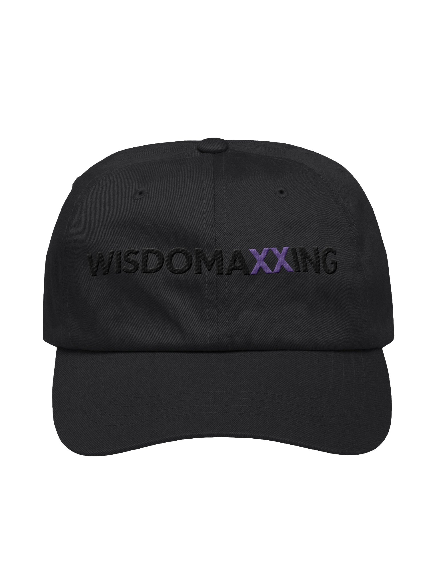Forget Tokenmaxxing - Purple X Minimal Dad Hat product image (1)