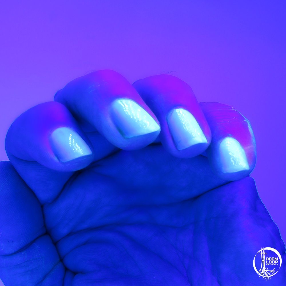 BROKEN BINARY - Neon Blue Jelly Magnetic Shimmer Polish product image (2)
