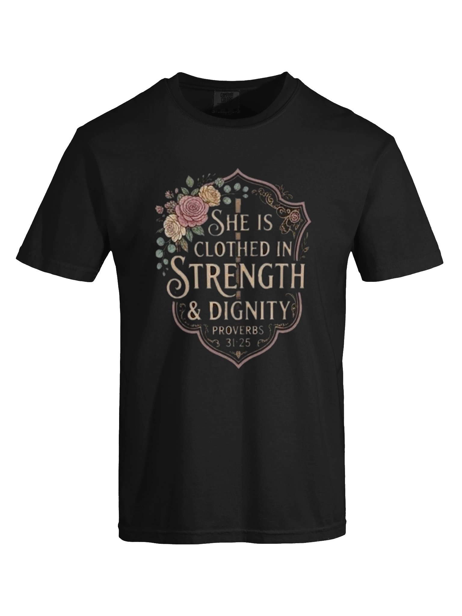 Clothed in Strength & Dignity Tee product image (9)
