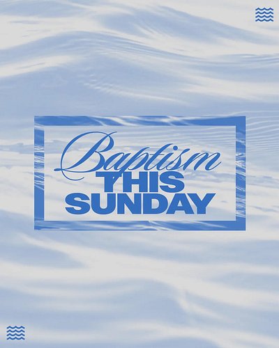 We can’t wait to celebrate new life with Jesus! Baptisms are happening this Sunday during 2nd service! 🎉