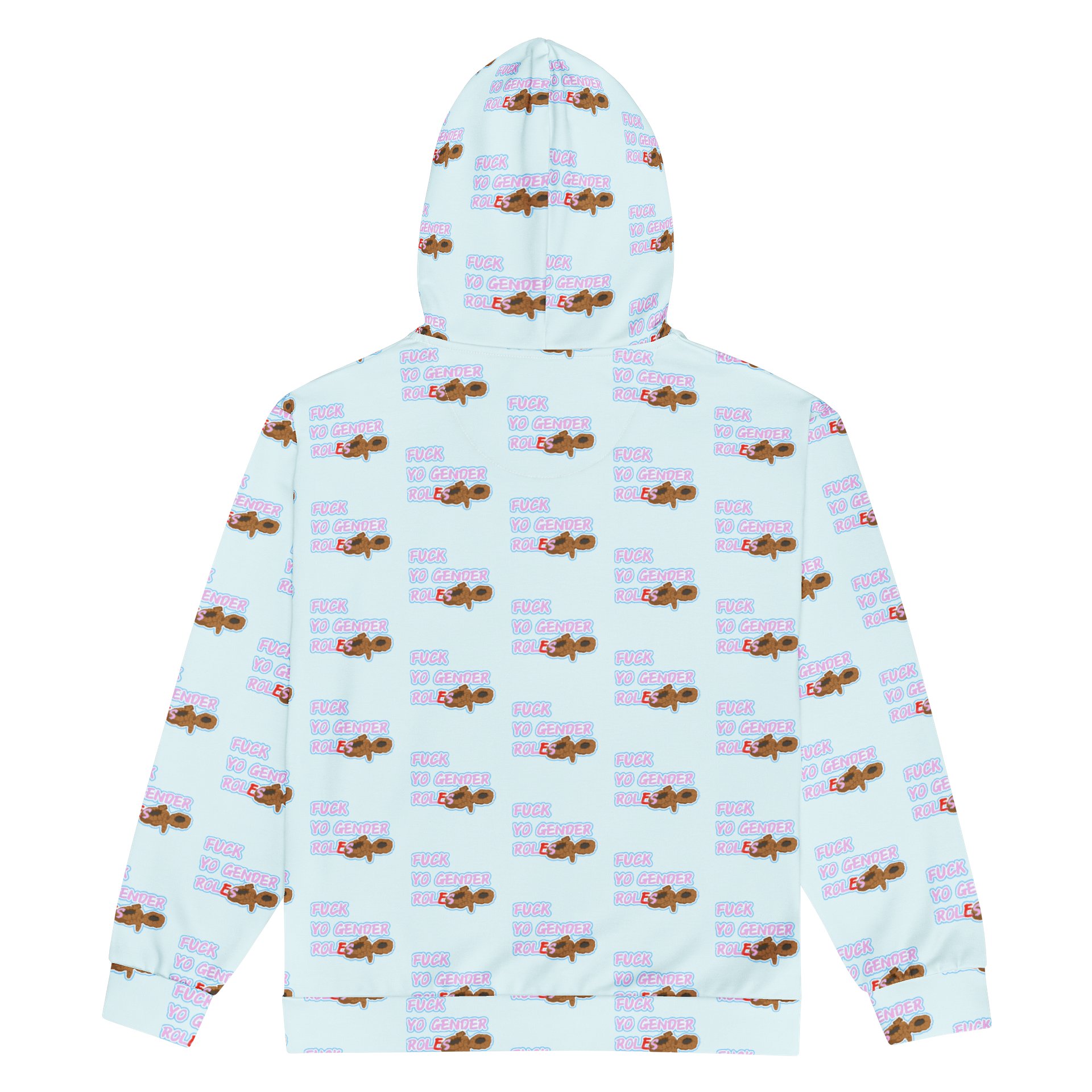 F--k Yo Gender Rol[e]s - Middle Zip Hoodie product image (2)