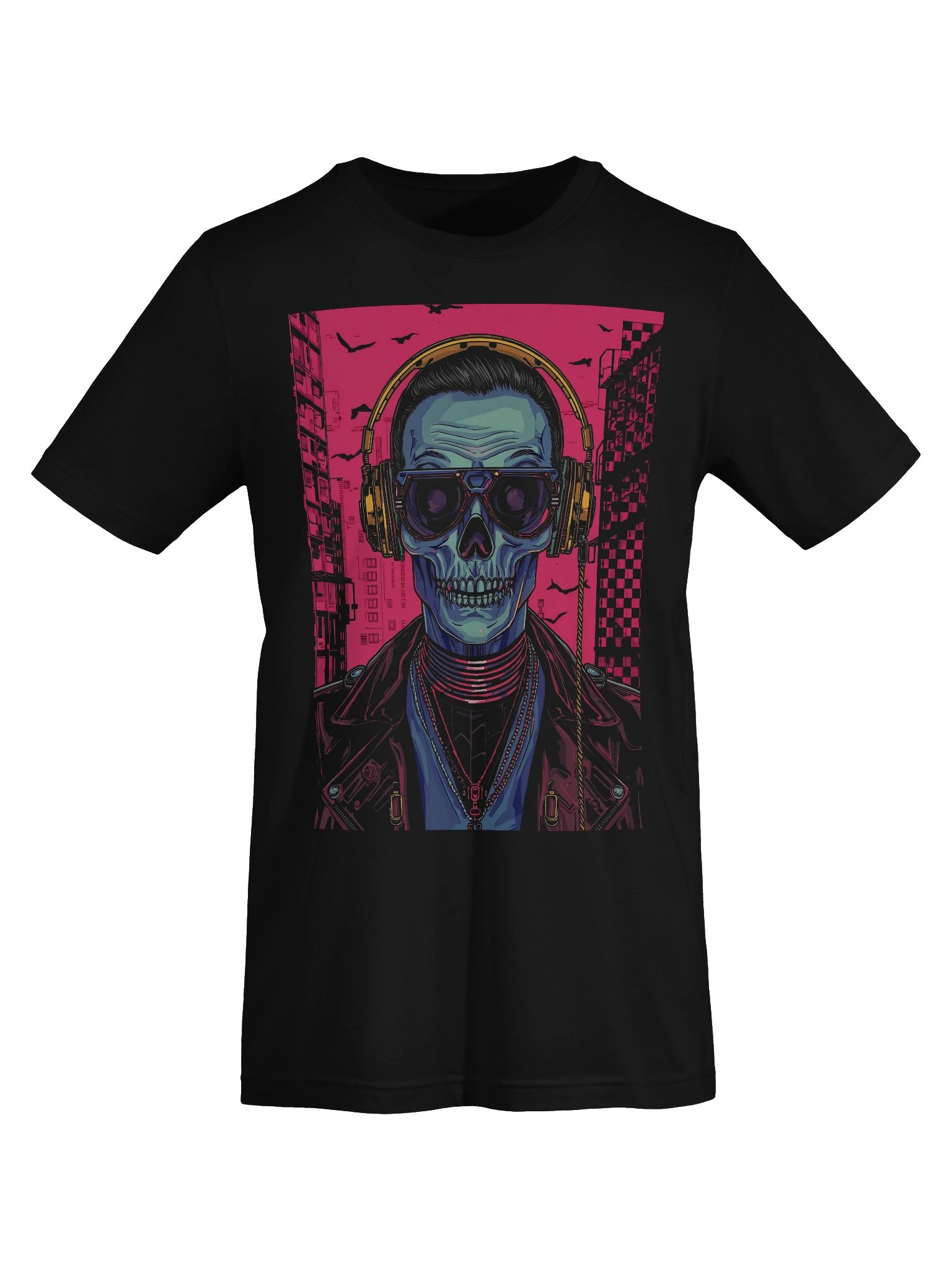 Cyber Skull Rapper Lightweight T-Shirt product image (4)