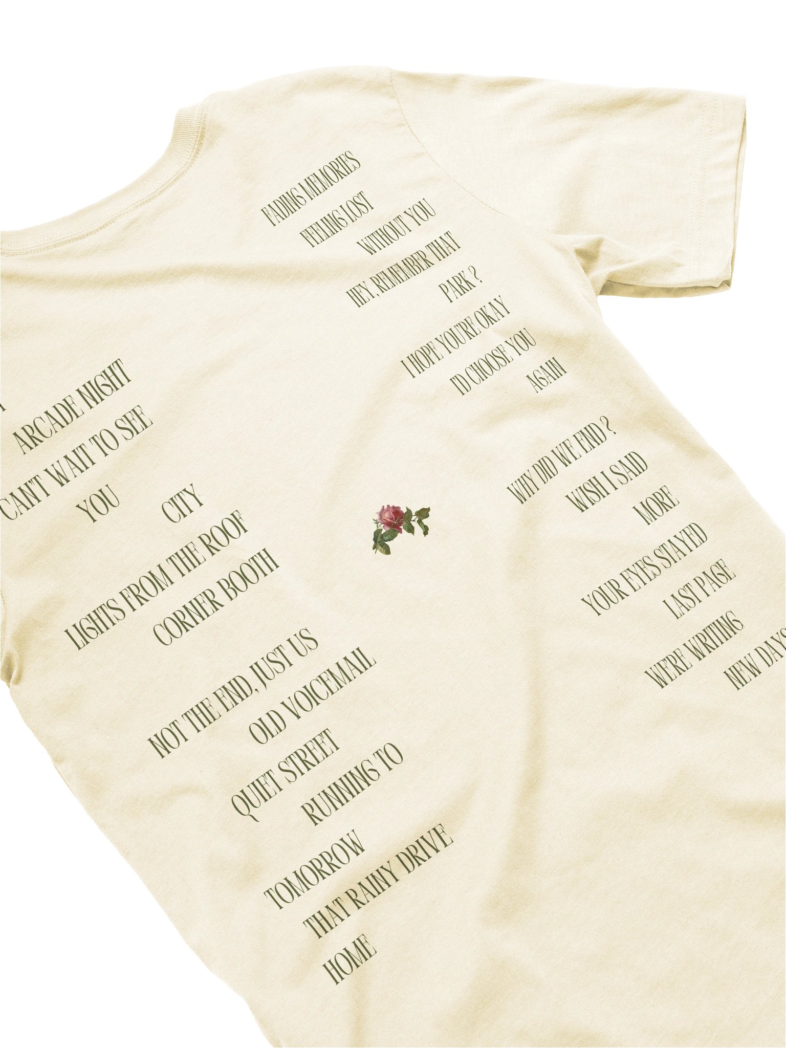Letters Track List Tee product image (4)