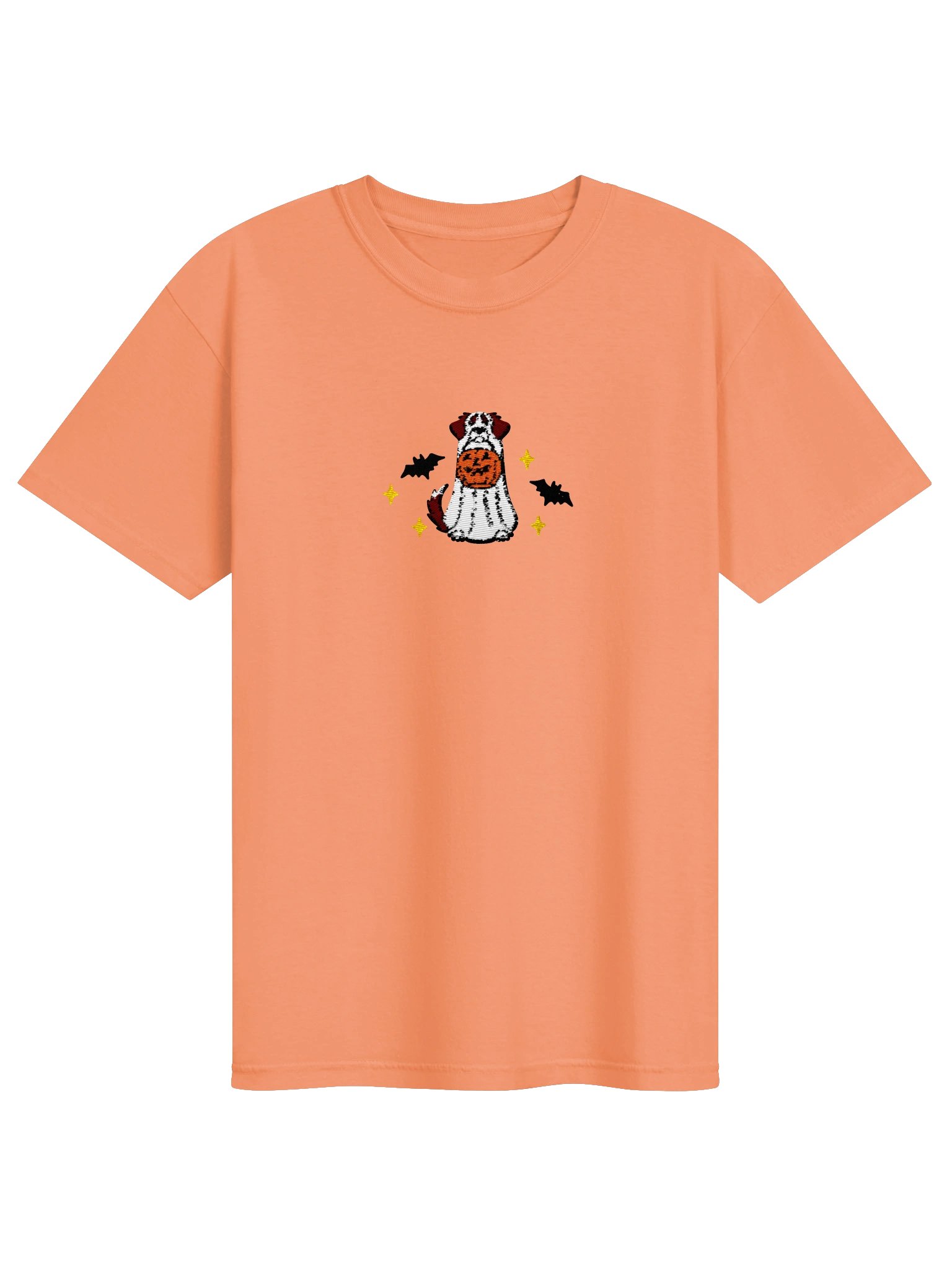 Halloween Nova Scotia Duck Tolling Retriever(Red Copper & White) Embroidered T-Shirt product image (25)