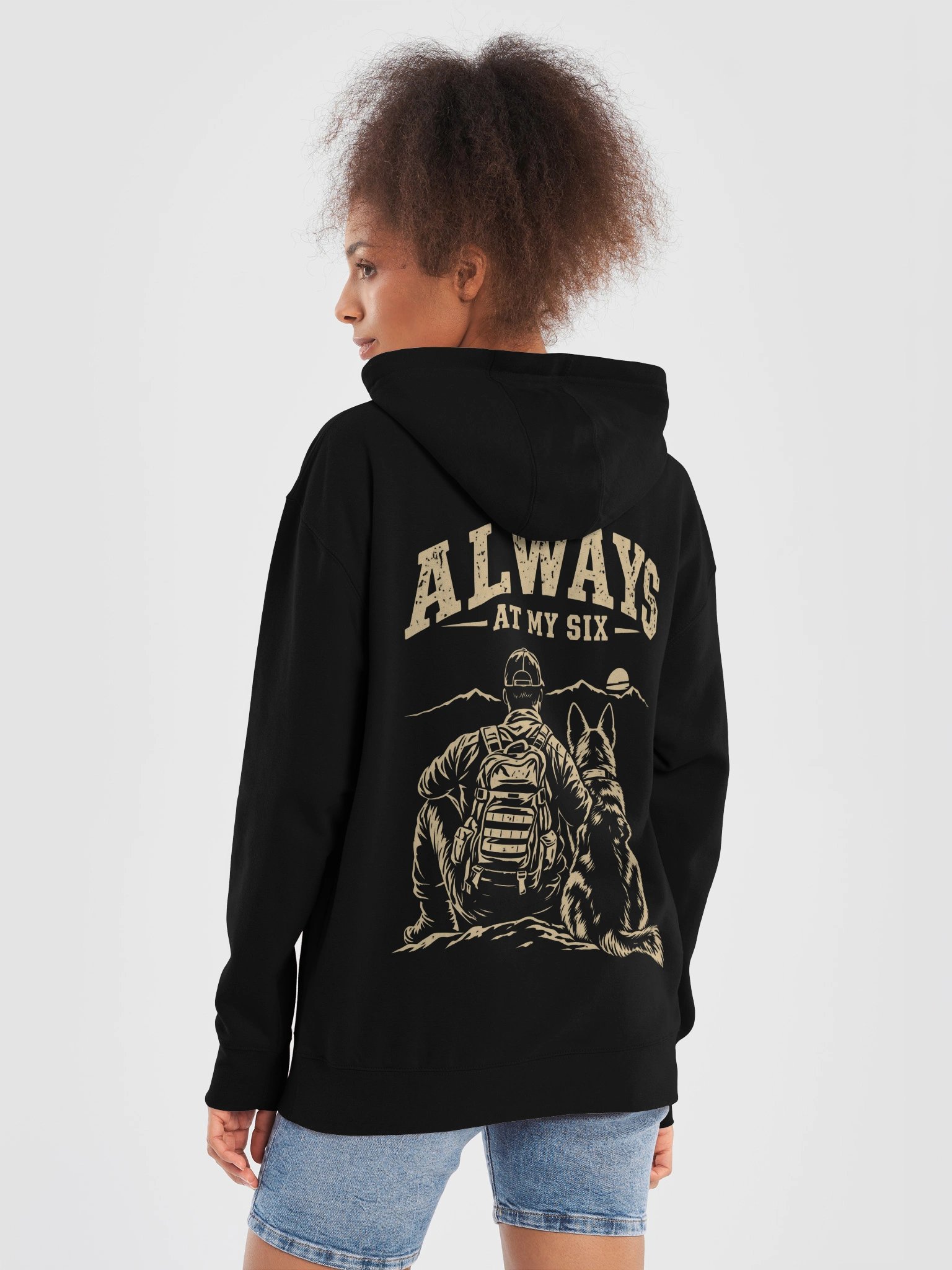Always at My Six – Premium Hoodie product image (1)