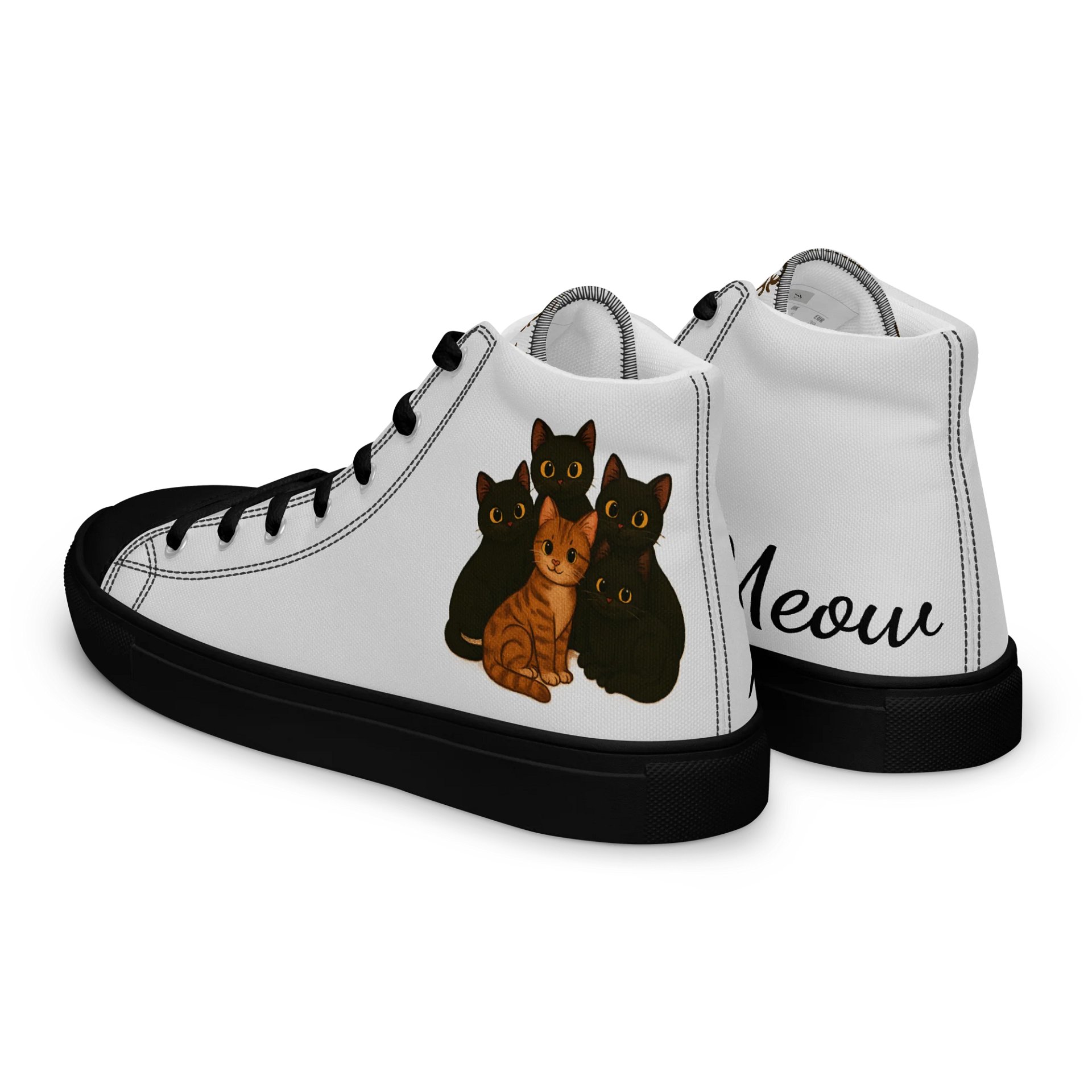 Kitty Cat Men's High Top Shoes product image (8)