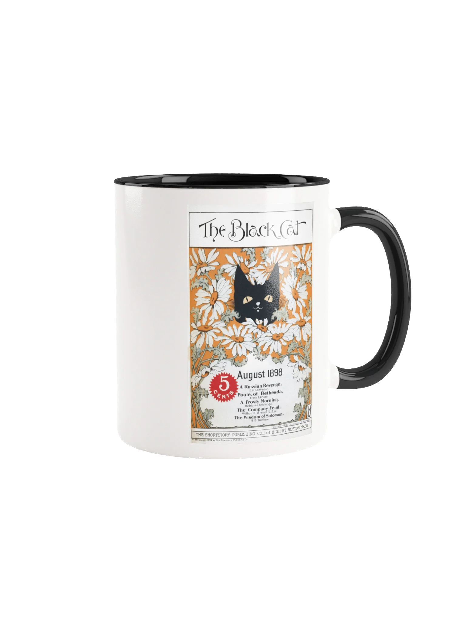 Vintage Black Cat Magazine Mug product image (51)