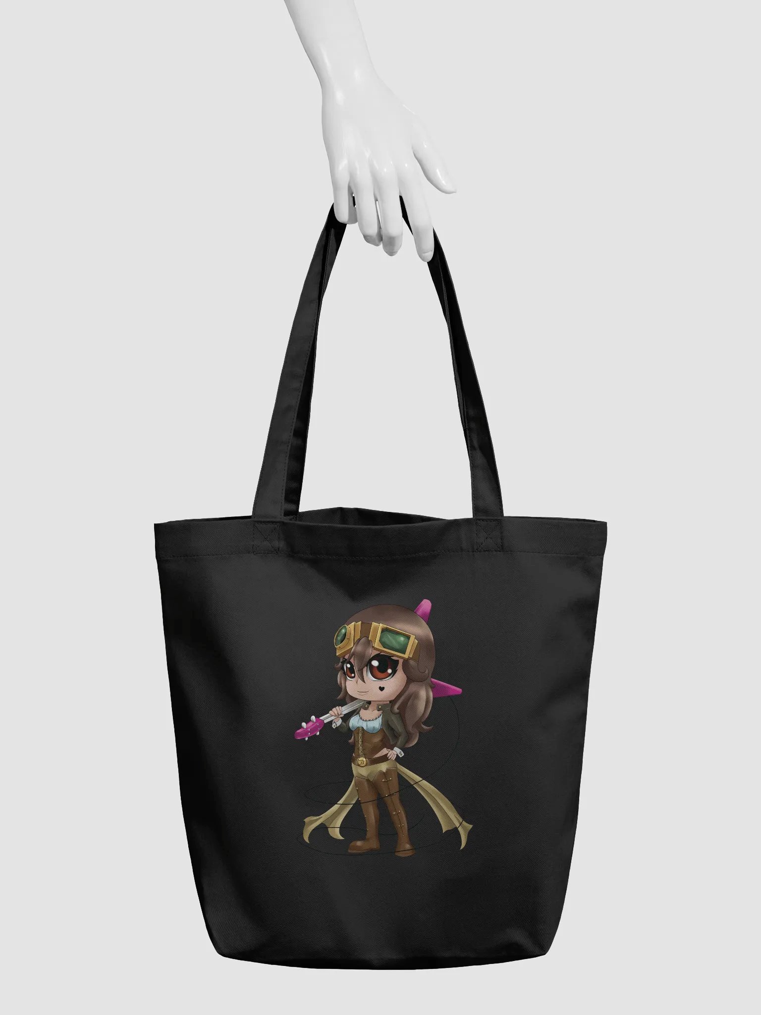 Steampunk Caitlin Organic Tote Bag product image (3)