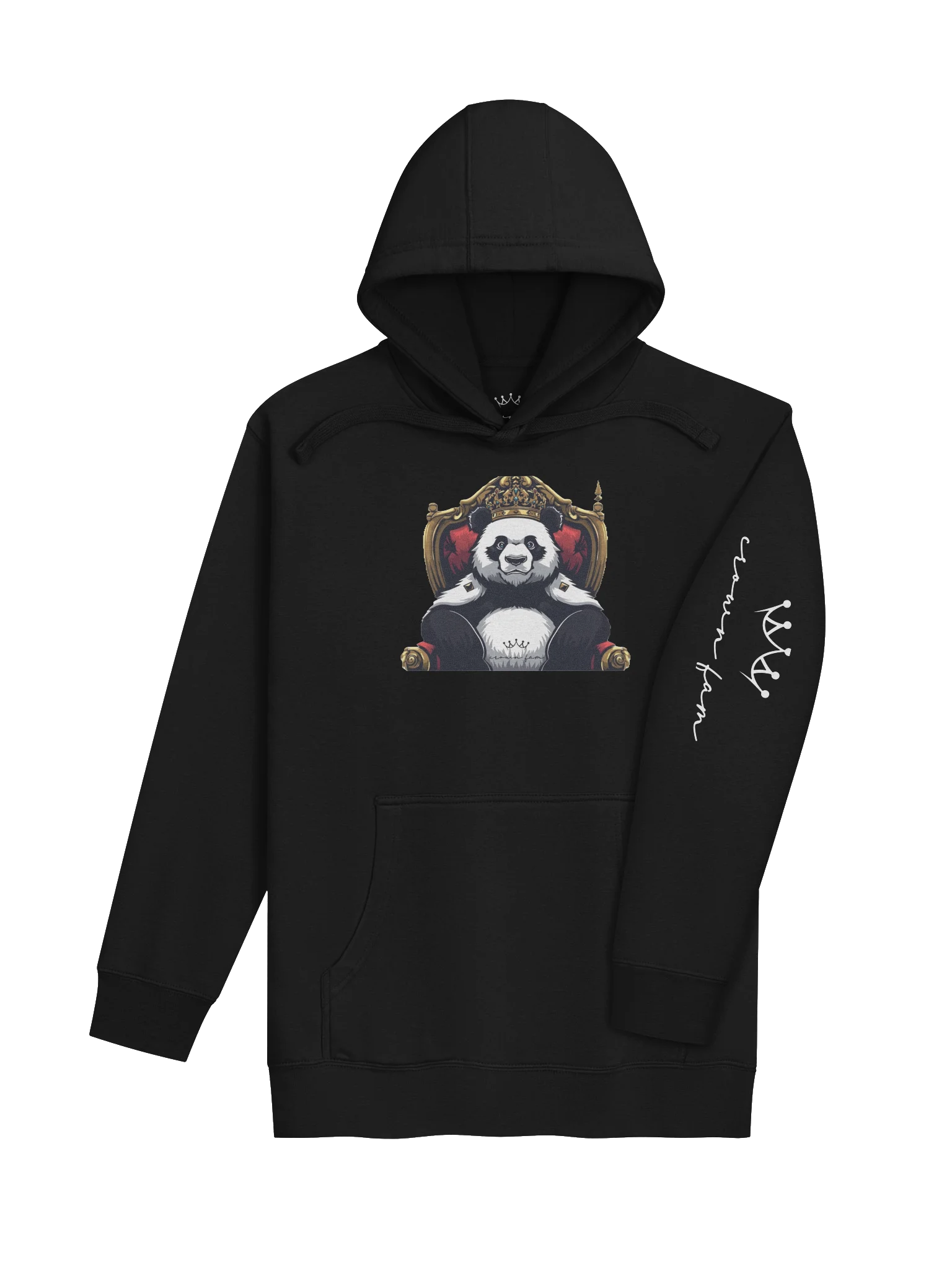 Crowned Royal Panda Unisex Hoodie product image (30)