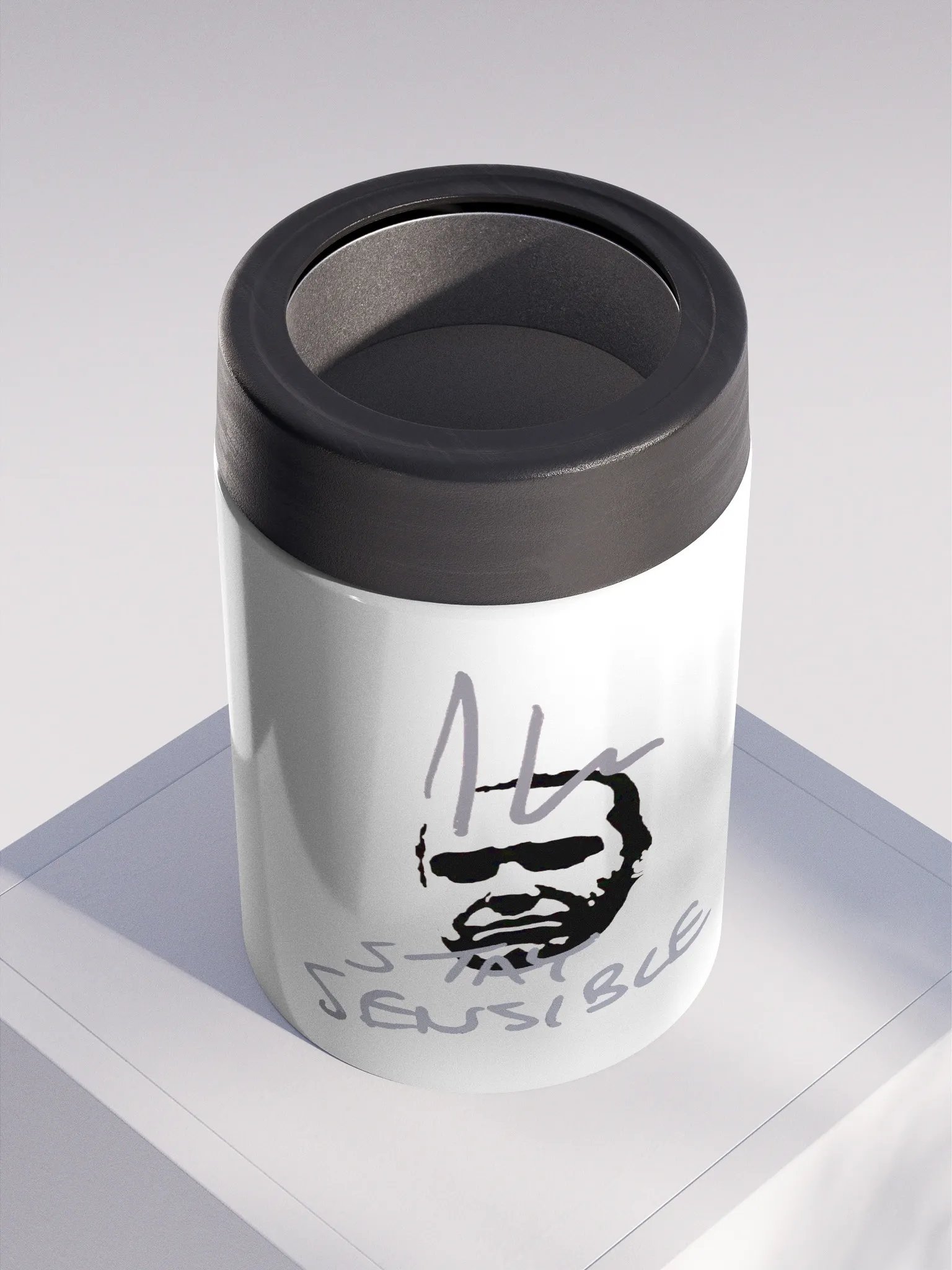 Jon Hare Stay Sensible Stainless Steel Koozie product image (4)