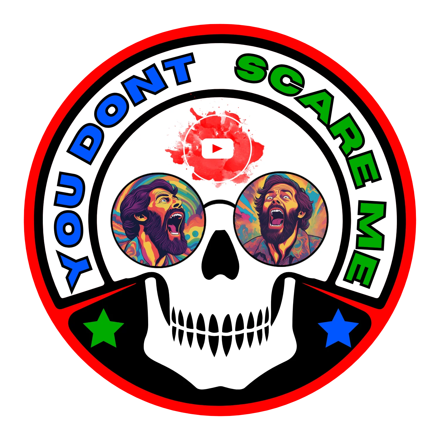 "You Don't Scare Me" Skull Emblem Beanie product image (56)