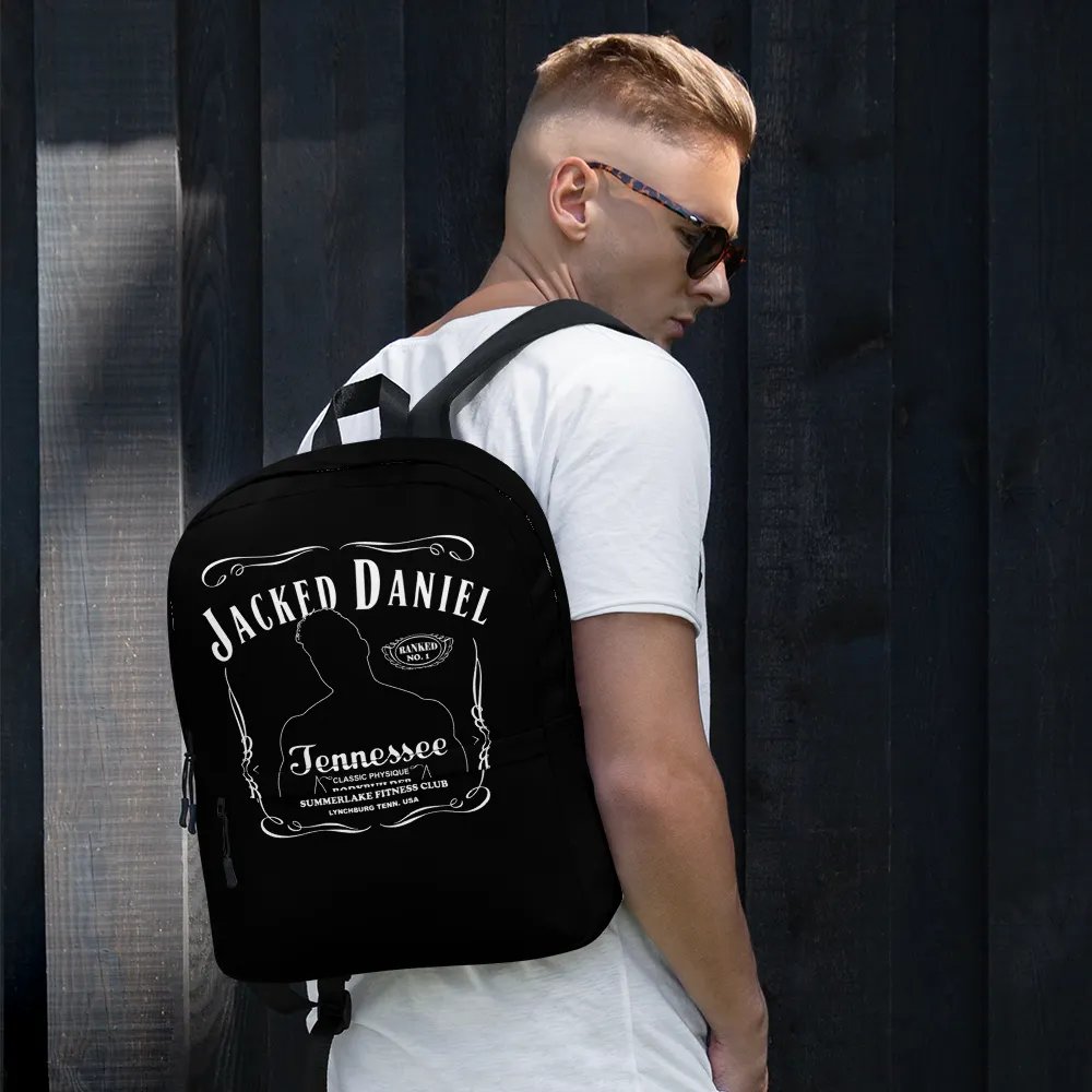 Jacked Daniel Large Print Backpack product image (3)