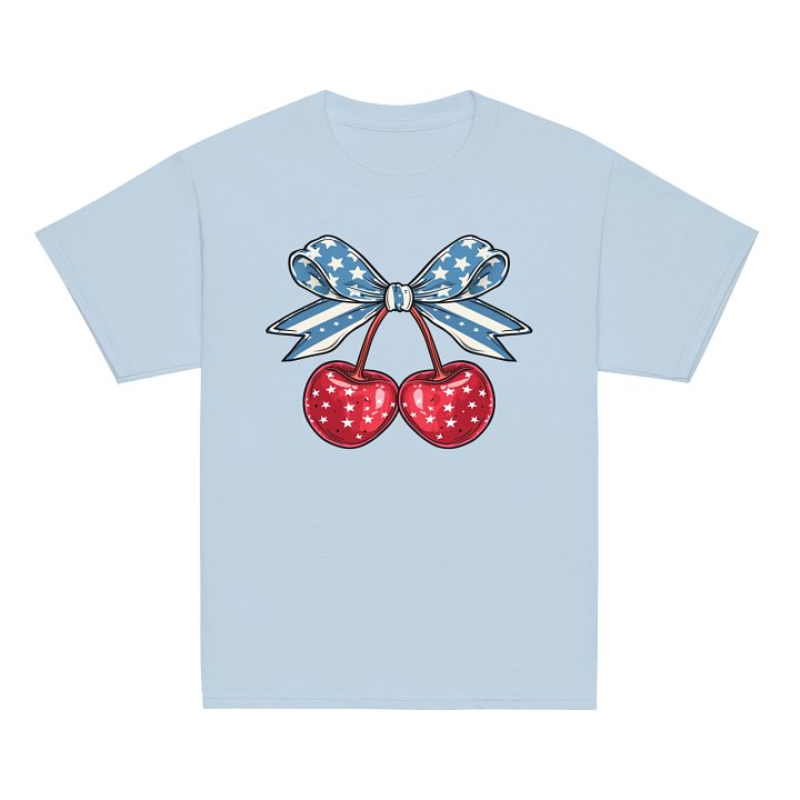 Cherry Bow Youth Tee product image (9)