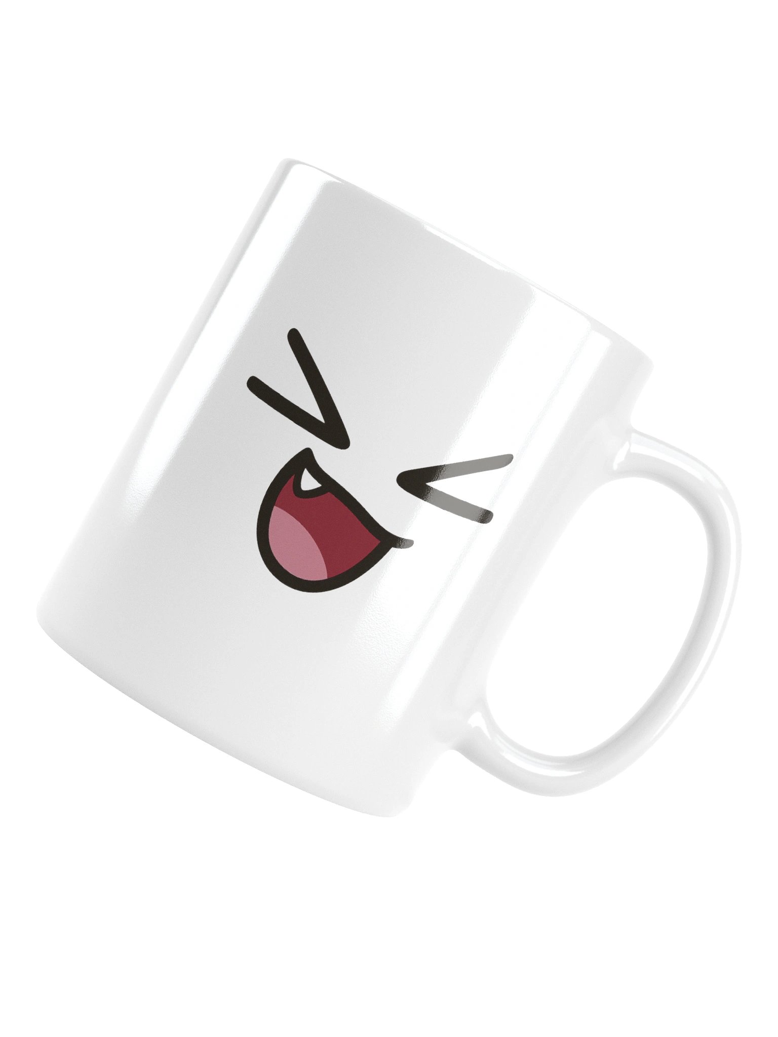 GiggleBlock Laughing Face Mug — Roblox Style Emote Cup product image (5)