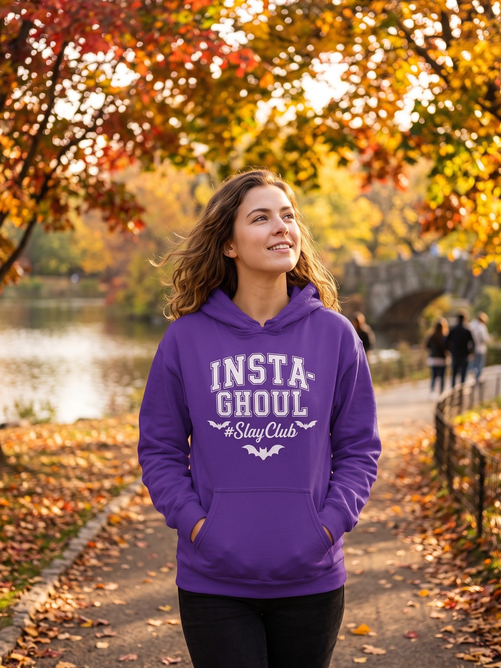 INSTA-GHOUL #SlayClub Hoodie, Batty Edition product image (37)