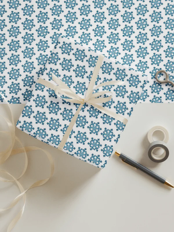 Snowflake - Wrapping Paper Sheets (3) product image (3)