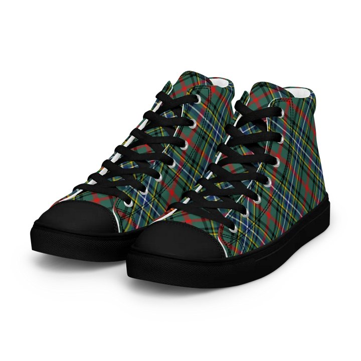 Bisset Tartan Men's High Top Shoes product image (2)
