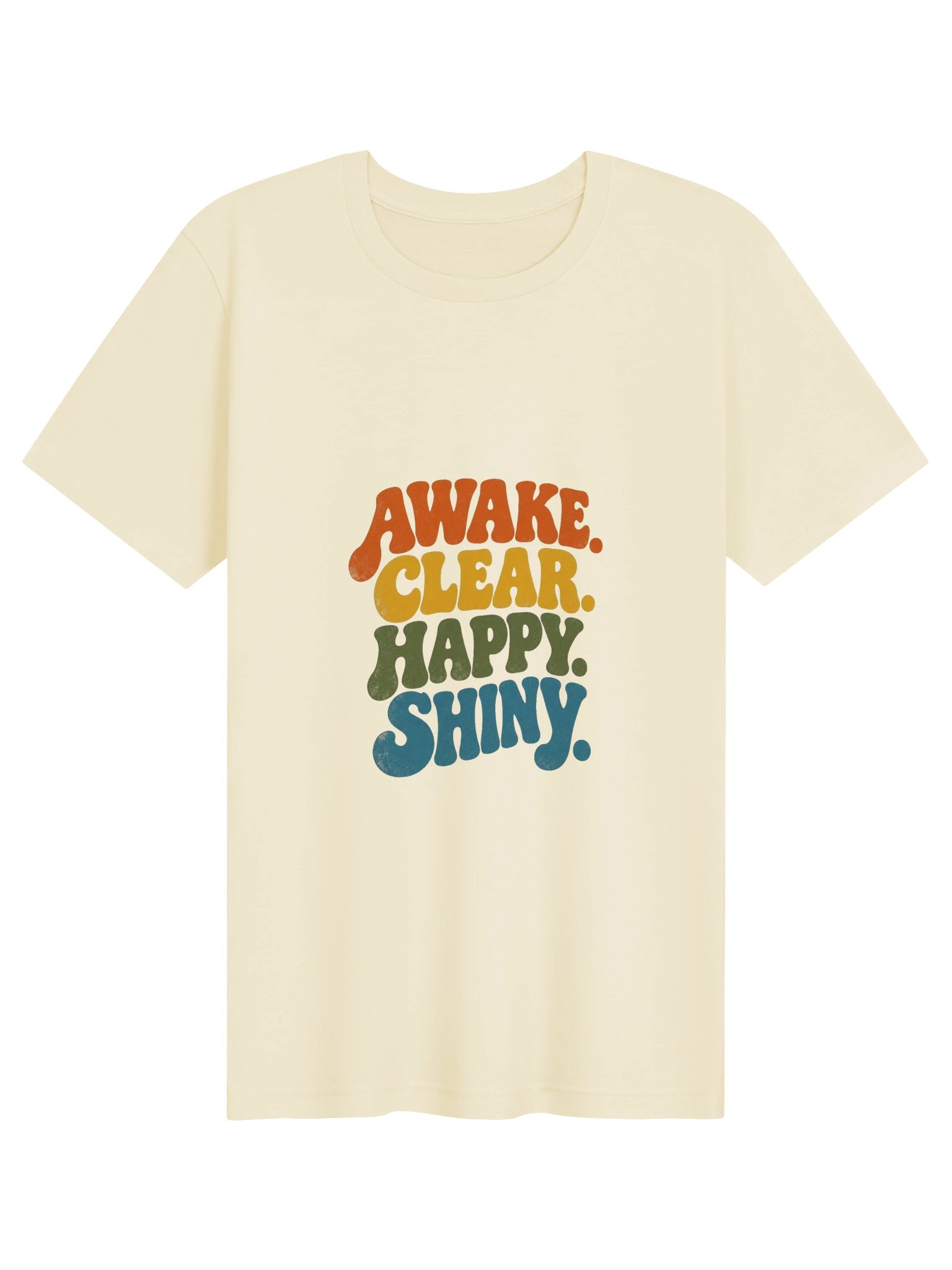 Awake Clear Happy Shiny — Retro product image (1)