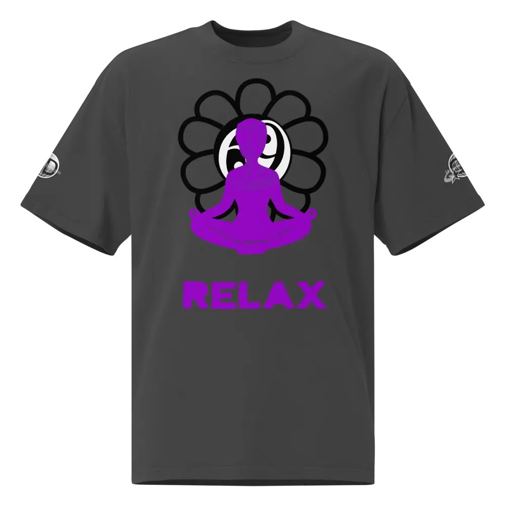 Zen Harmony Purple | Oversized Tee product image (1)