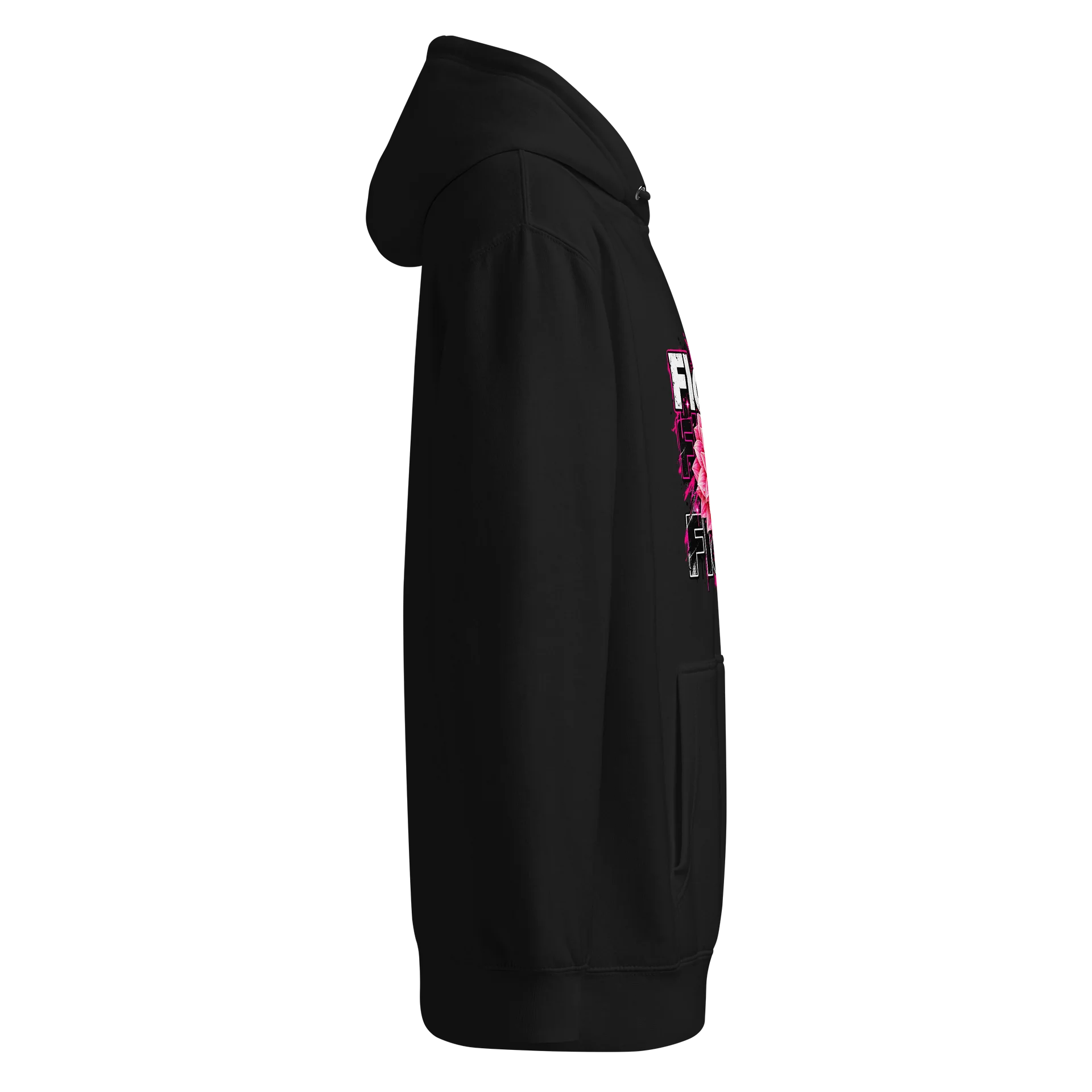 Flower Power Pink Graphic Hoodie product image (5)