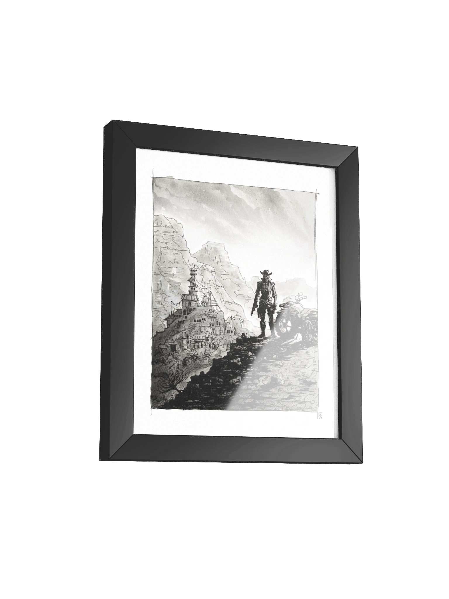 The Junkers | Concept Art Framed Print product image (2)