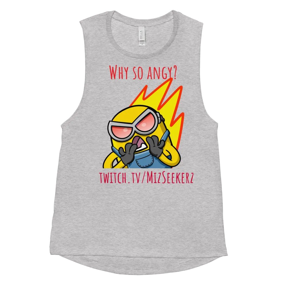 Women's Why so Angy Muscle Tank product image (11)