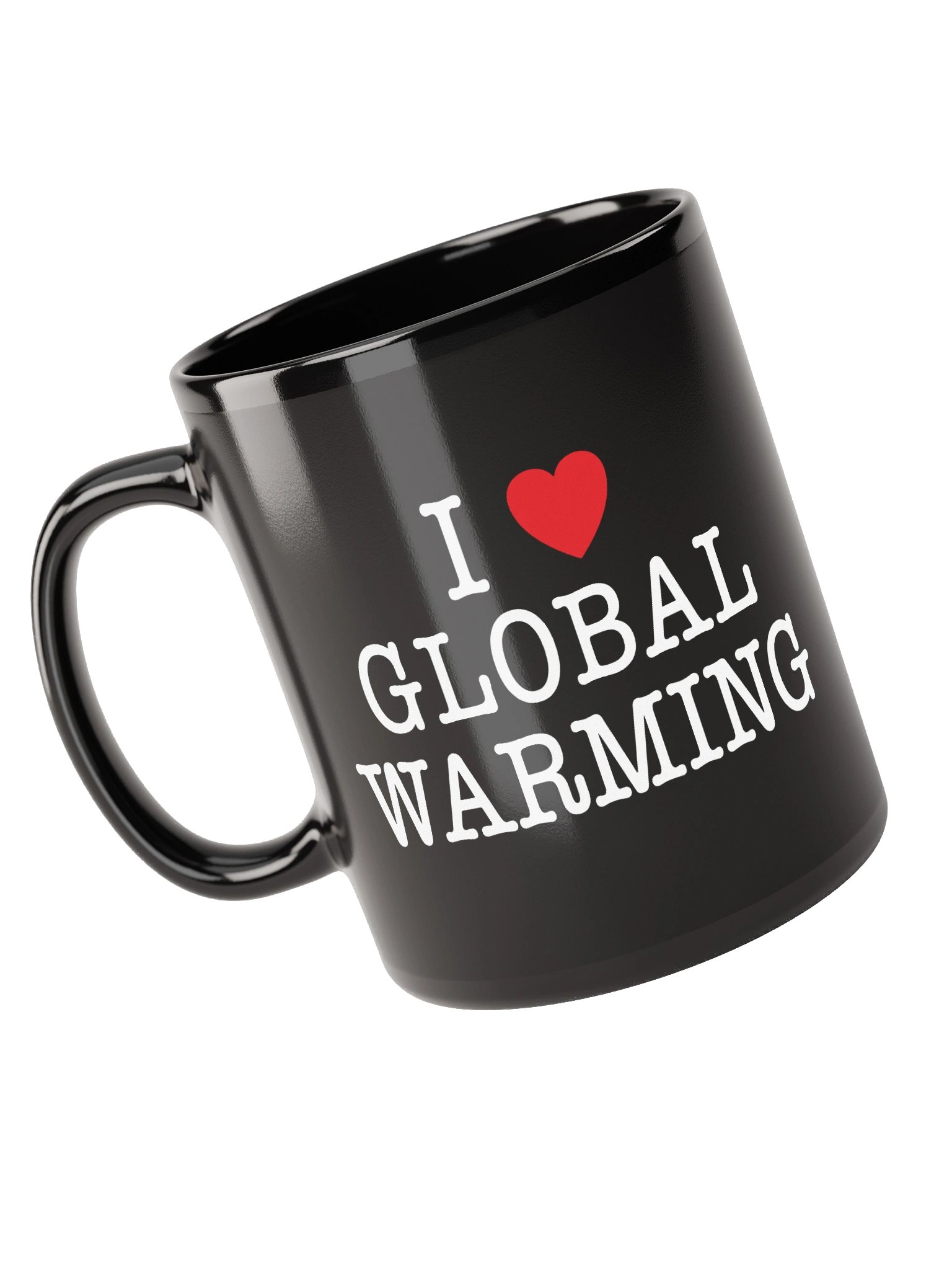 I LOVE GLOBAL WARMING - BLACK MUG product image (3)