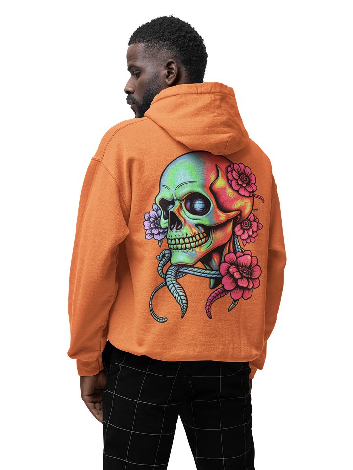 Rebel Bloom Unisex Hoodie - Orange product image (1)