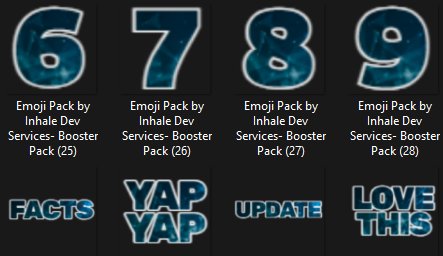 Blue Galaxy Word Expression Emojis product image (2)