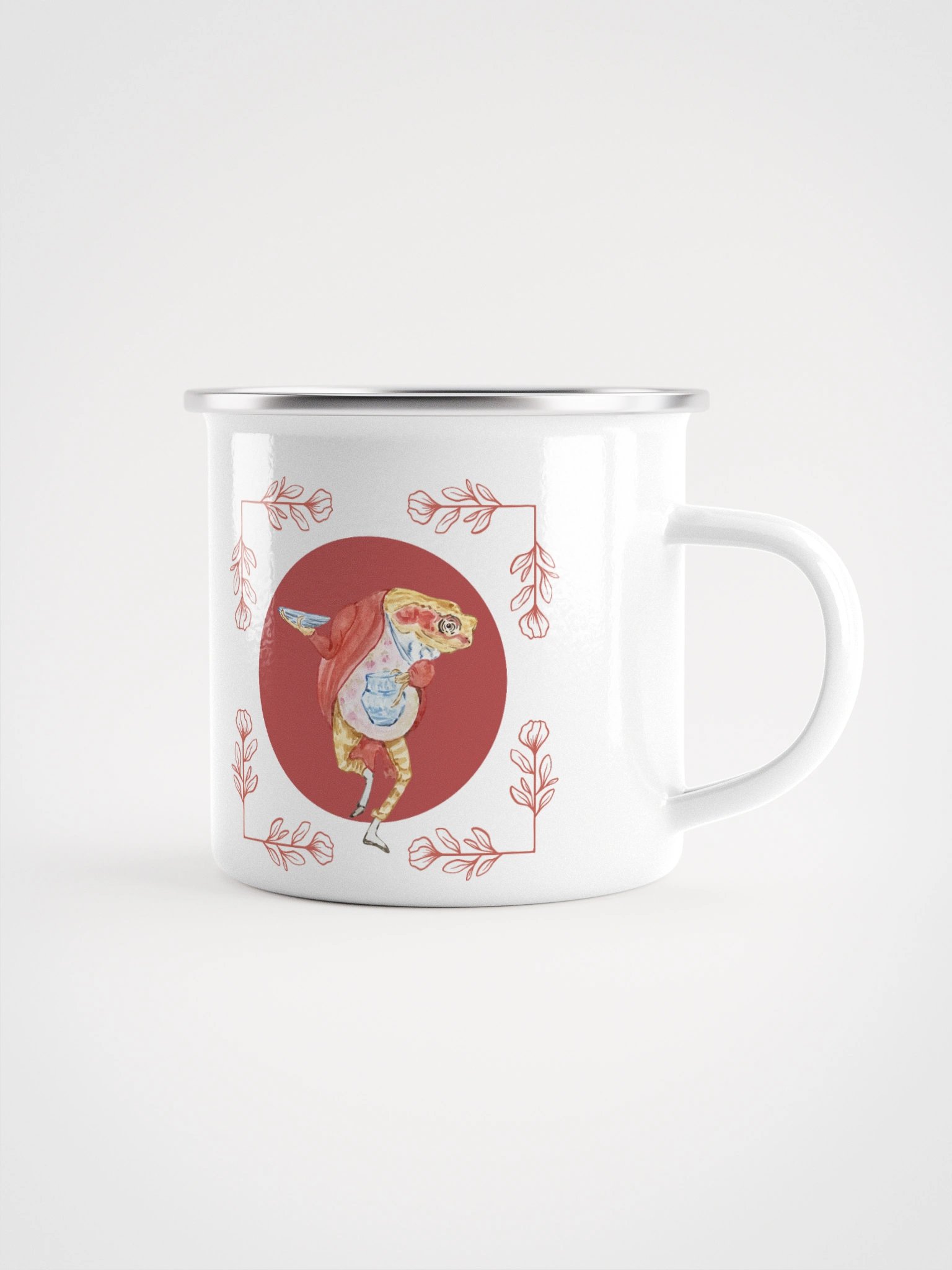 Dapper Frog Enamel Mug product image (1)