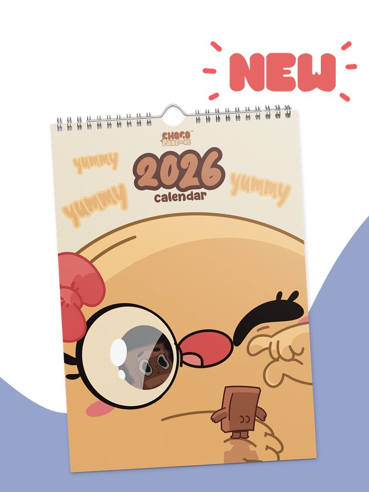 2026 Choco & Pancake Wall Calendar product image (1)