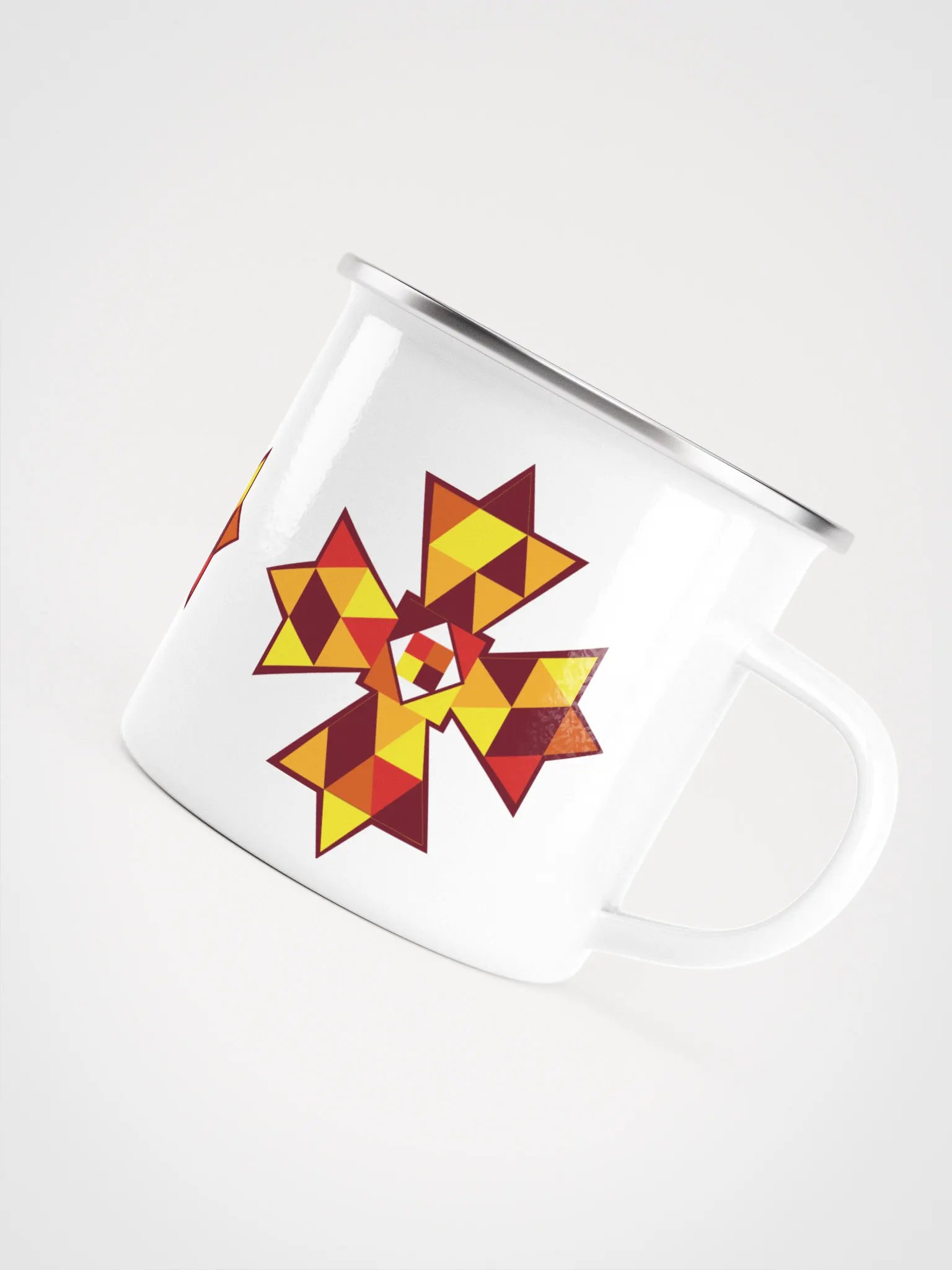 Starry Geometric Enamel Mug product image (5)