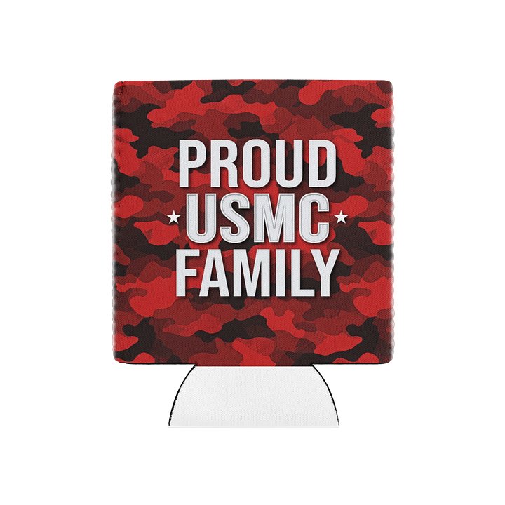 Save Our Veterans - Proud USMC Family Can Cooler product image (1)