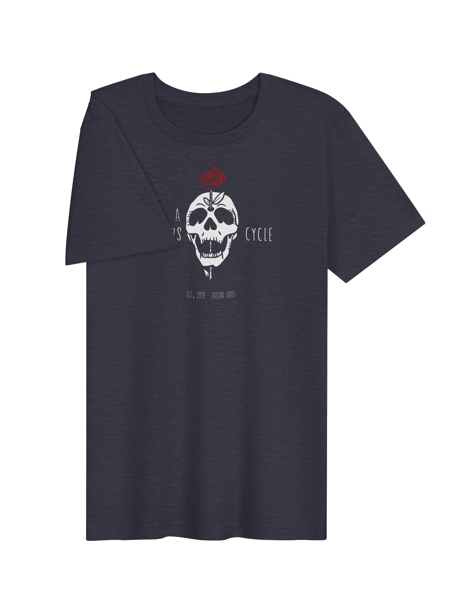 A Vicious Cycle Skull & Rose Tee product image (17)