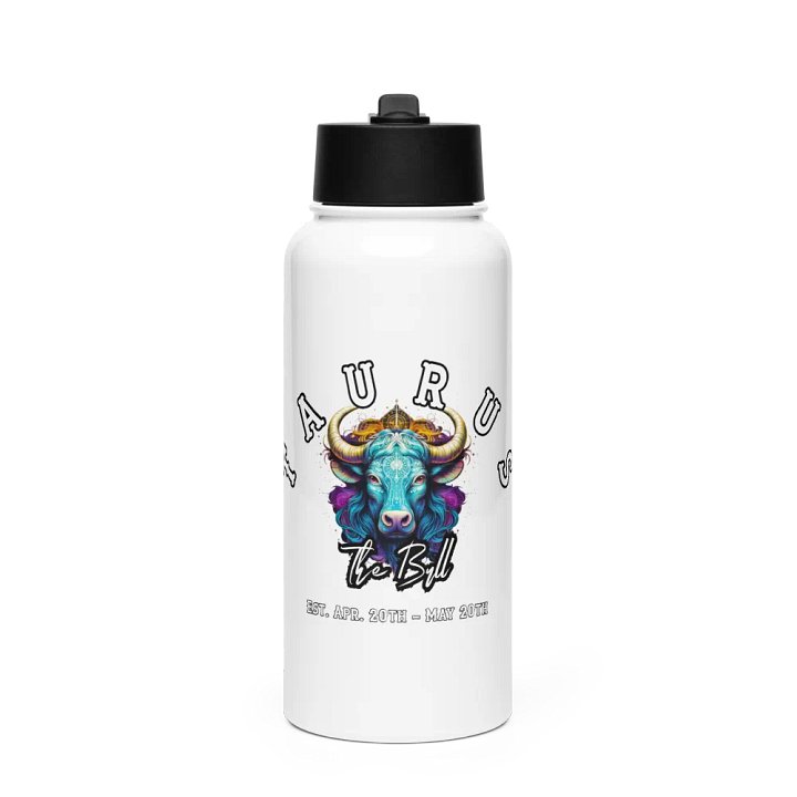 Taurus - Zodiac Sports Stainless Steel Water Bottle product image (1)