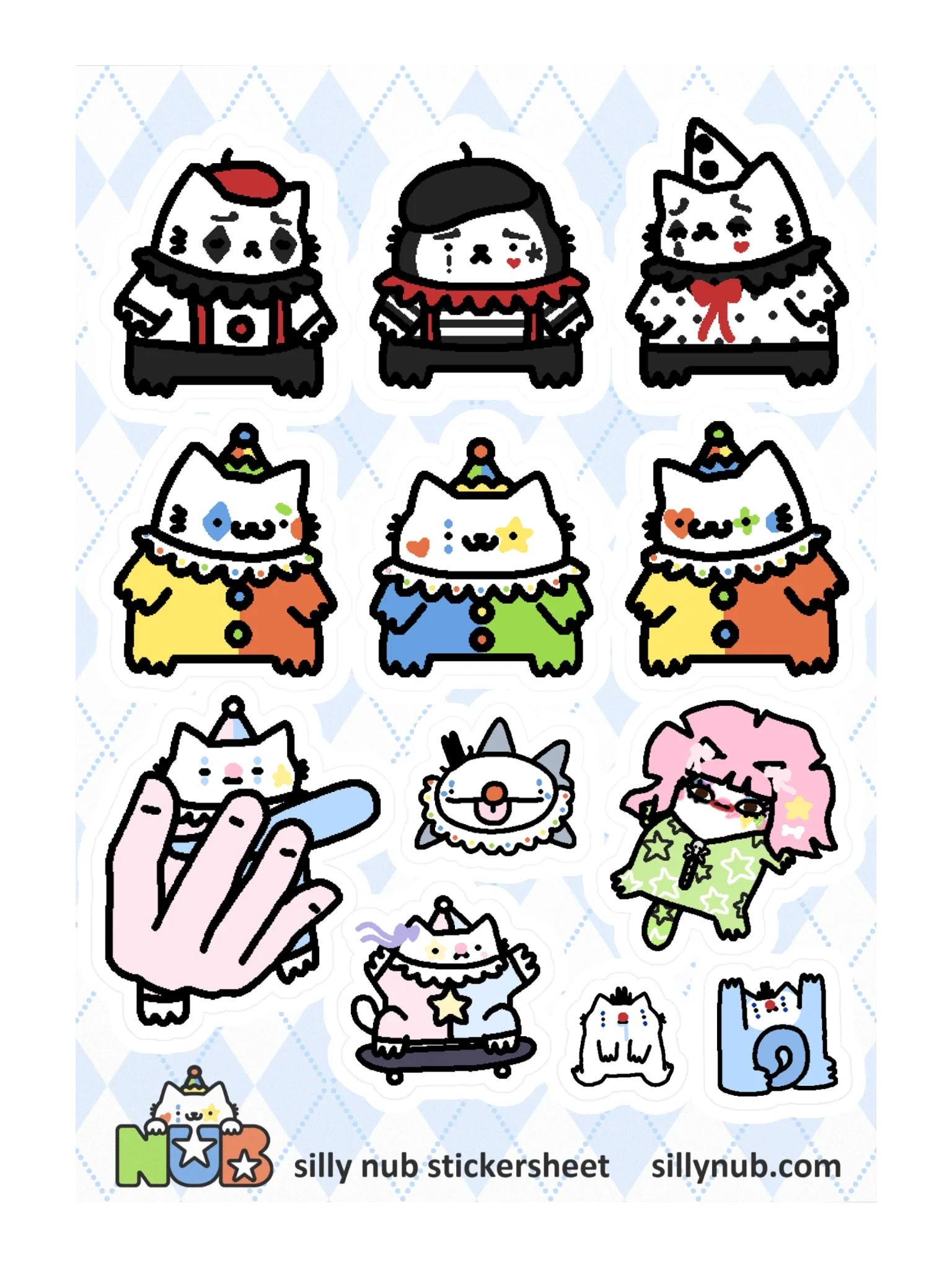 I LIKE CLOWNS stickers product image (1)