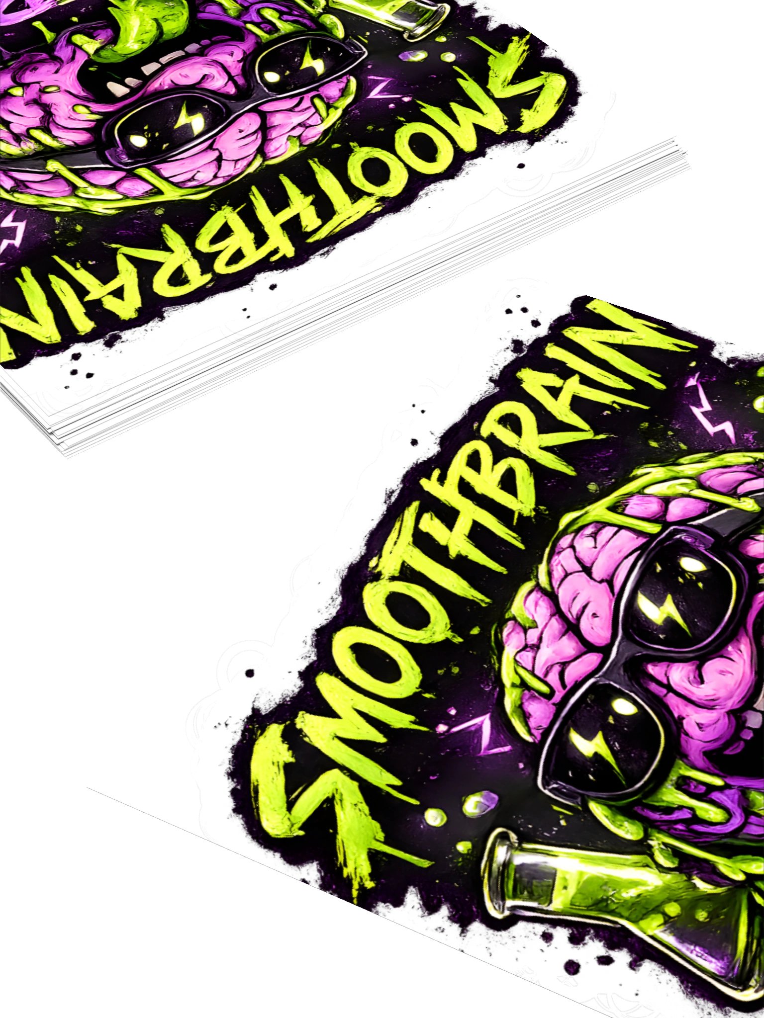 SMOOTHBRAIN ENERGY — Kiss-Cut Sticker product image (13)