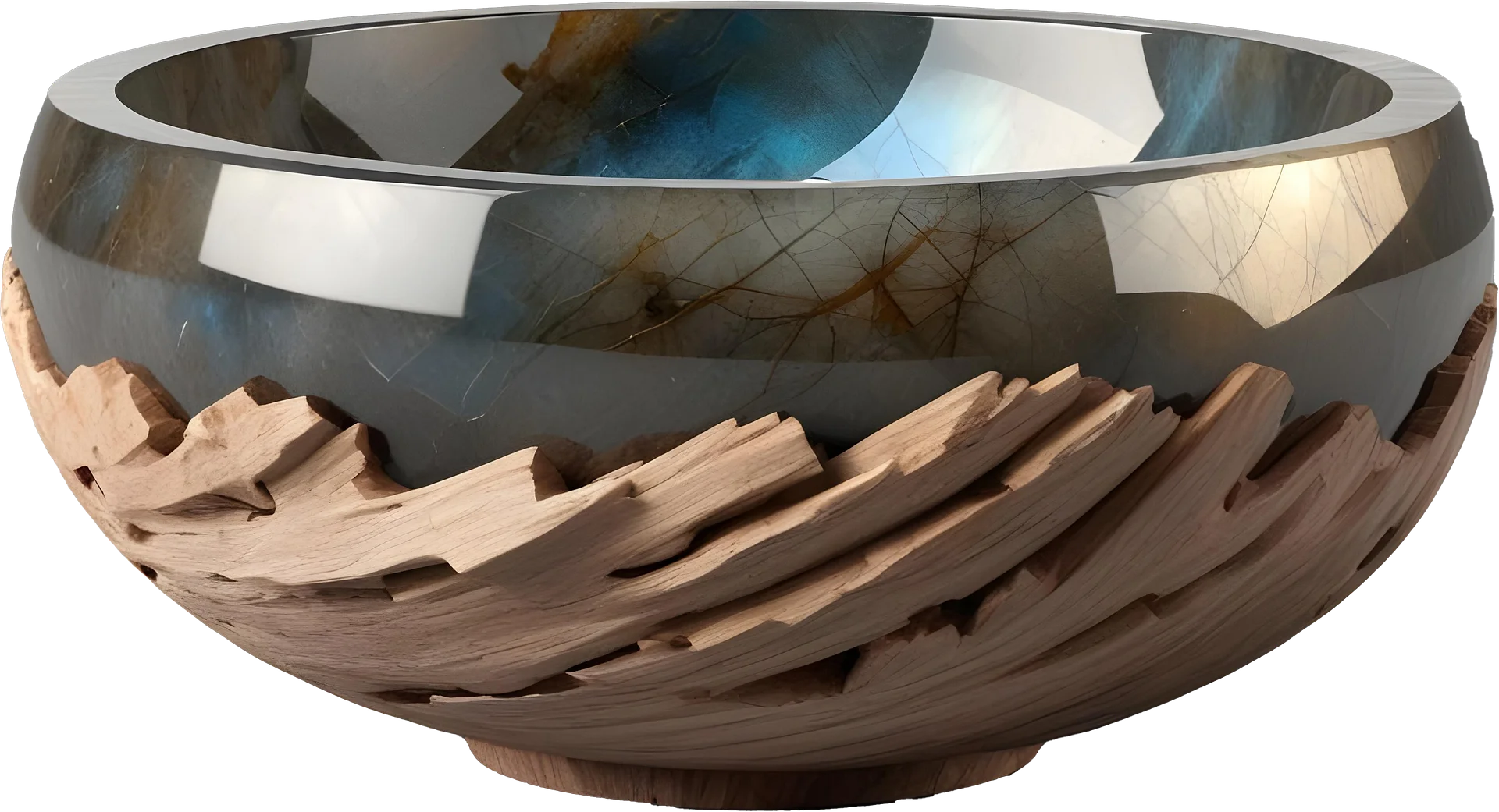 Celestial Grace – Boho Chic Bowl spa decor PNG product image (1)