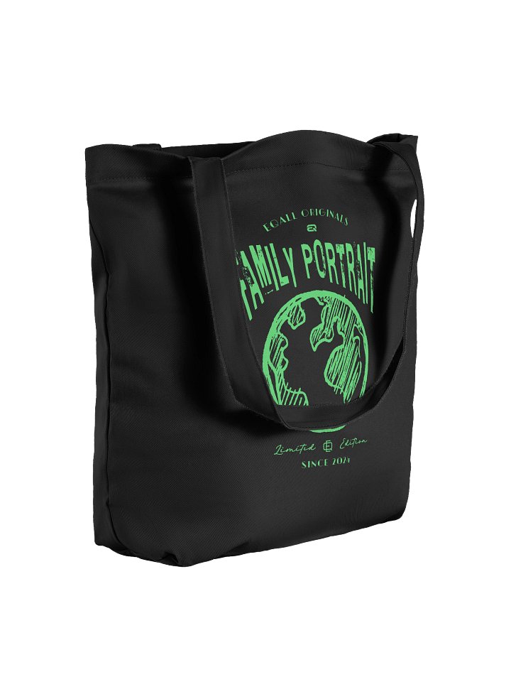 Earth Love_Family Portrait_ECO Tote-bag by EQALL® Originals_Green product image (2)