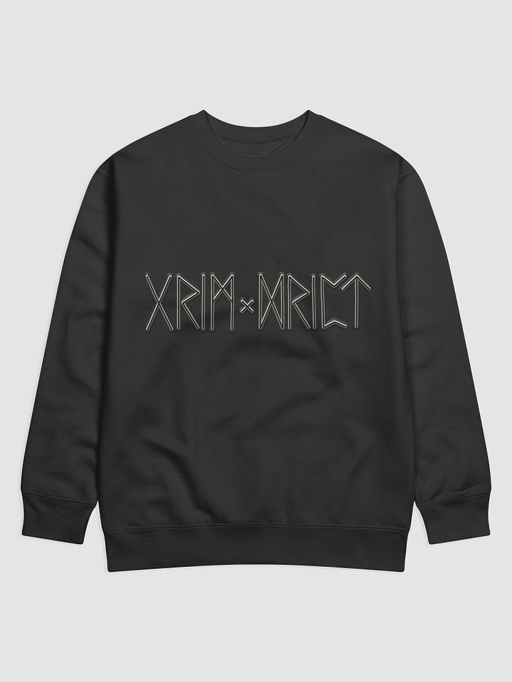 GrimDripped Rune Sweater — Elder Futhark Bold Edition product image (1)