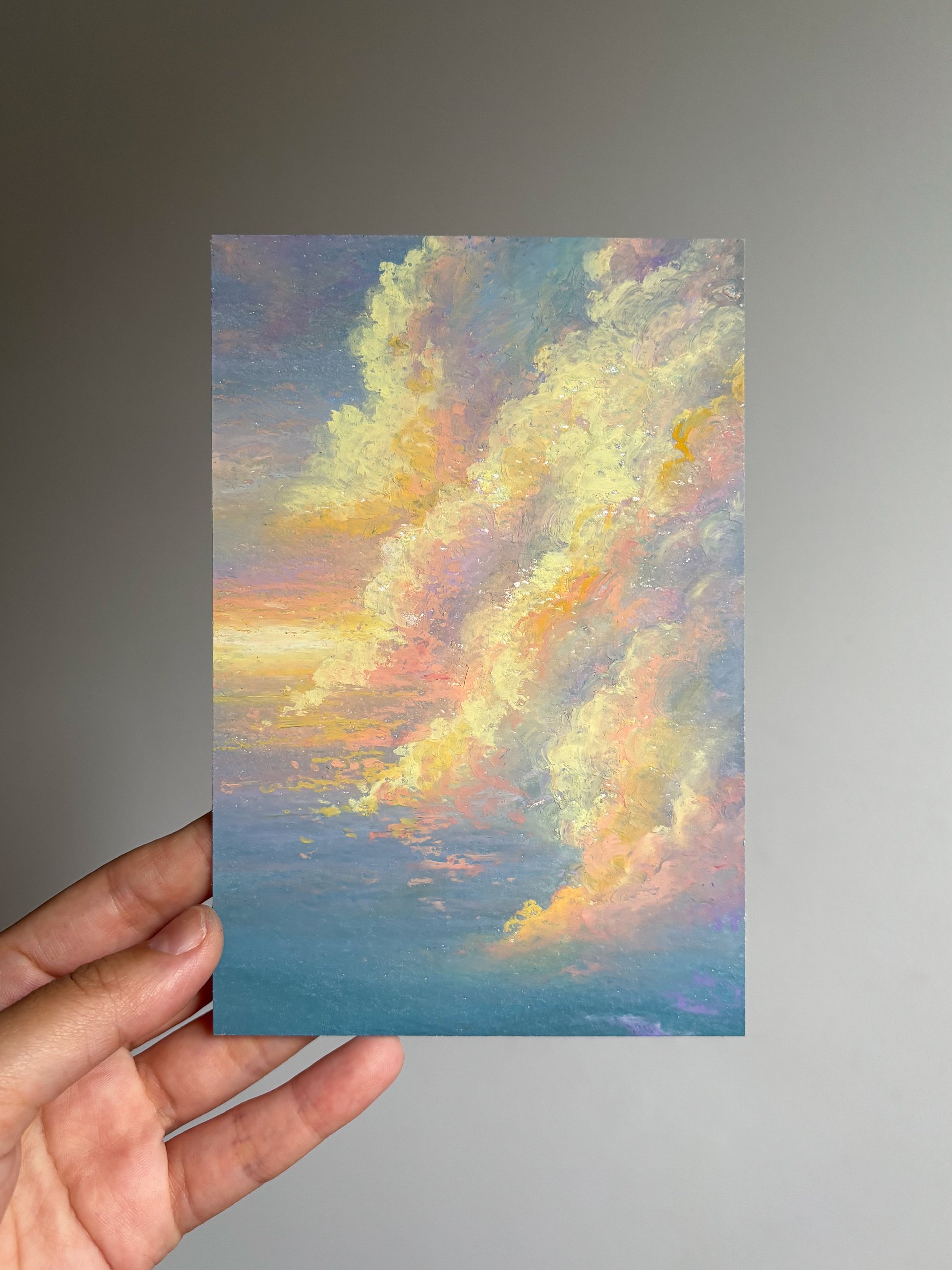 Dreamy Clouds Original Drawing product image (1)