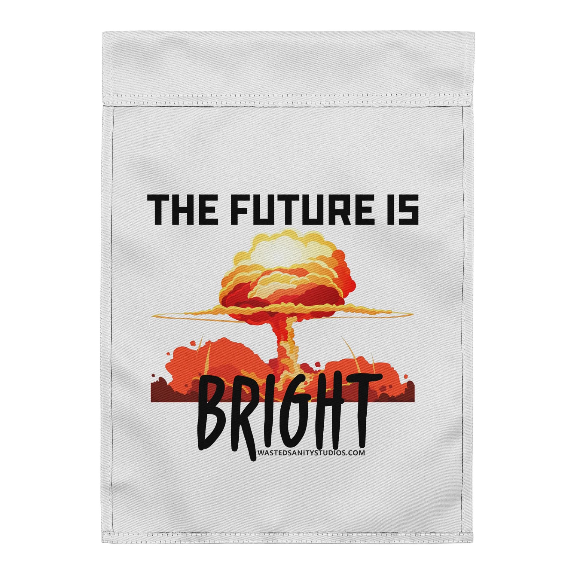 The Future Is Bright Double Sided Fabric Yard Flag product image (2)