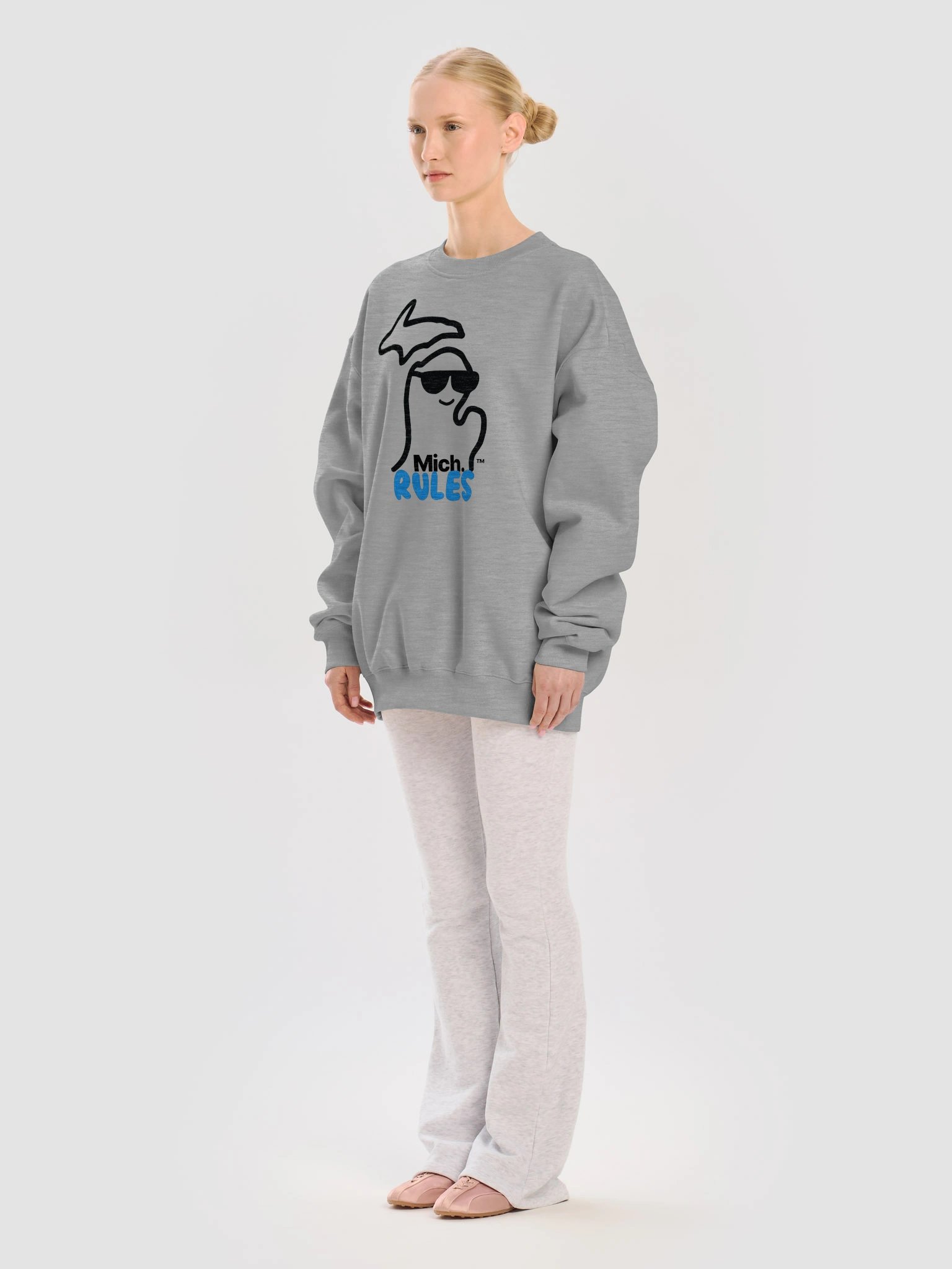 Mich. Rules Michigan French Terry Cotton Sweatshirt product image (2)