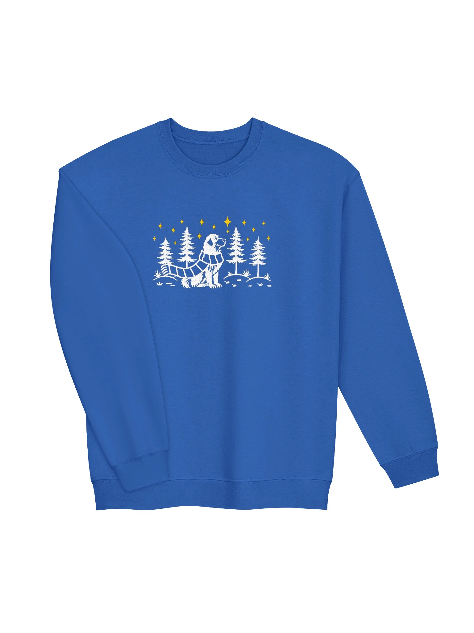 Anatolian Shepherd Dog Winter/Christmas Line Art Design Embroidered Sweatshirt product image (35)
