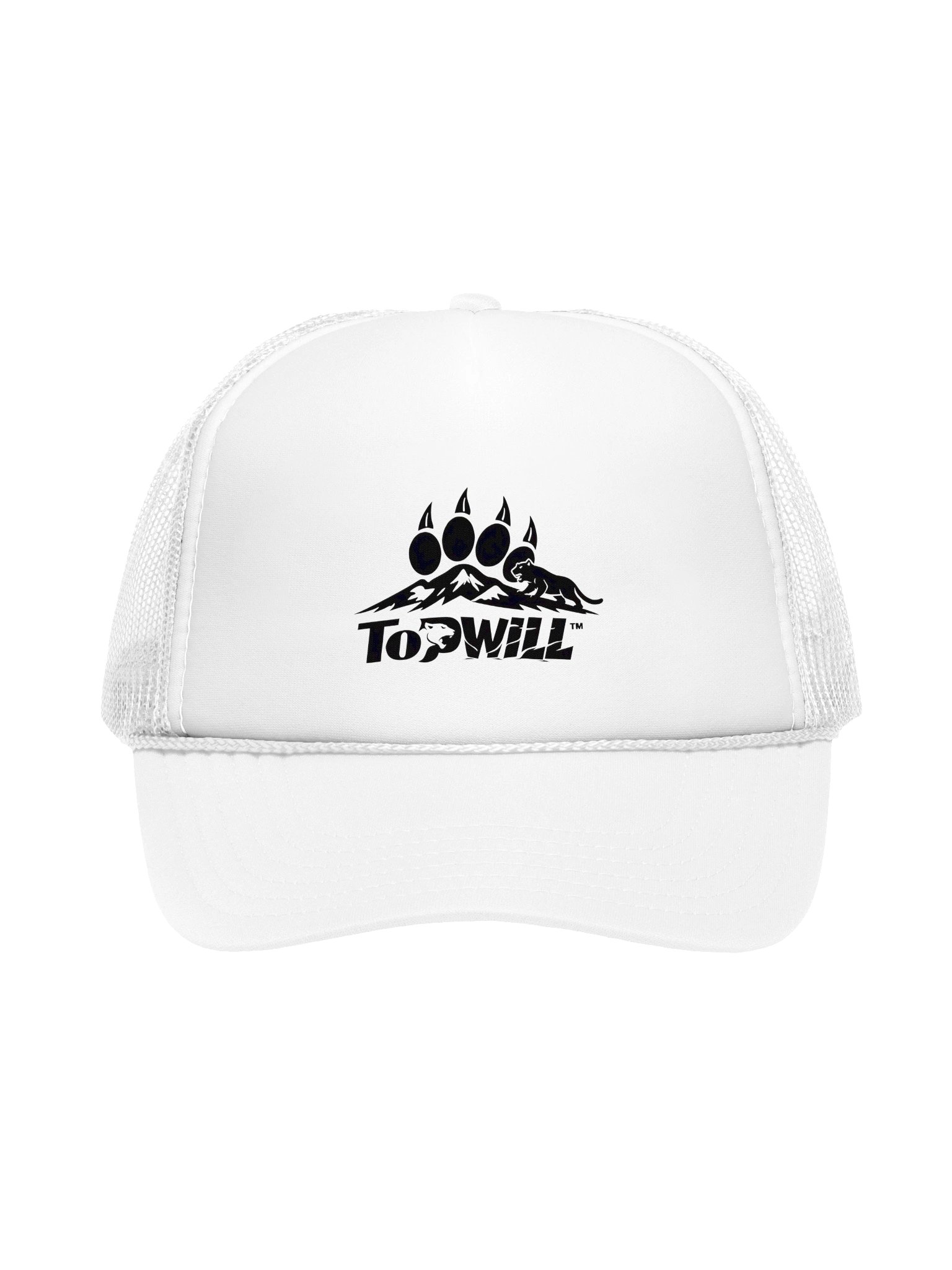 White Topwill™ Trucker Hat product image (1)