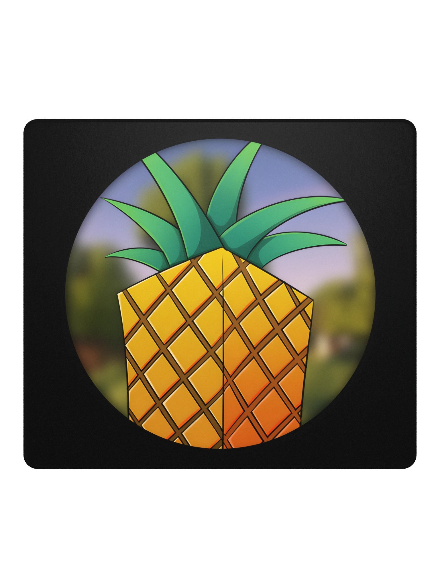 Pineapple Circle Gaming Mouse Pad product image (2)